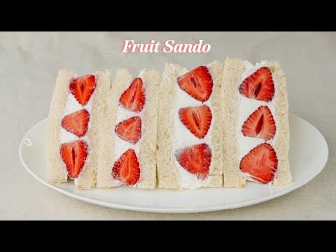 How To Make Japanese Strawberry Sandwich