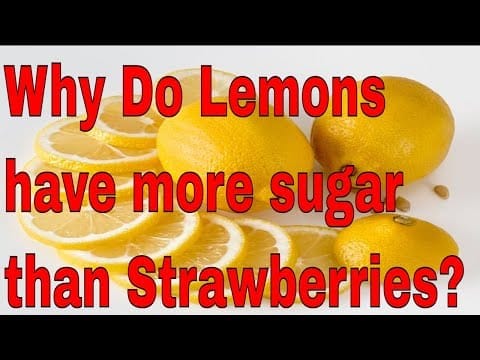 Does A Lemon Have More Sugar Than A Strawberry