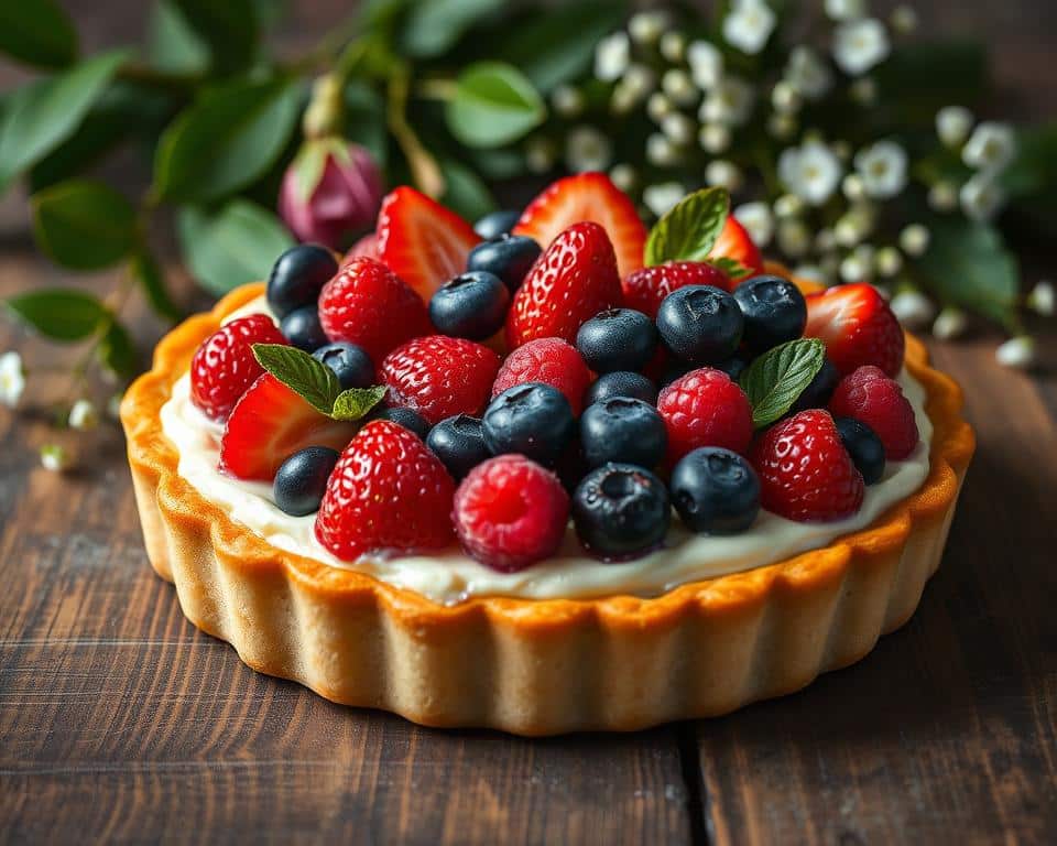 Mascarpone fruit tart Mascarpone fruit tart