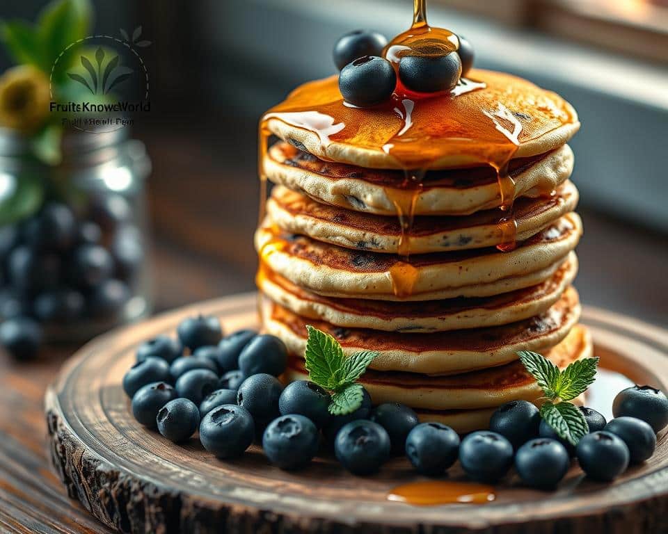 Nutritious blueberry pancakes Nutritious blueberry pancakes