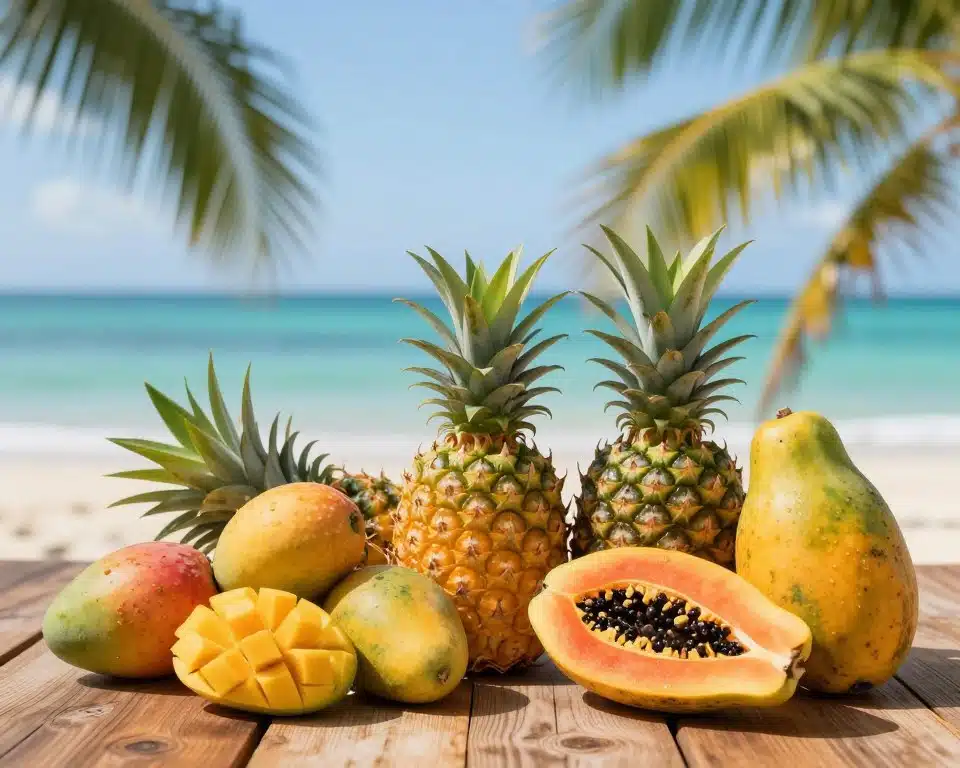 caribbean fruits in season summer